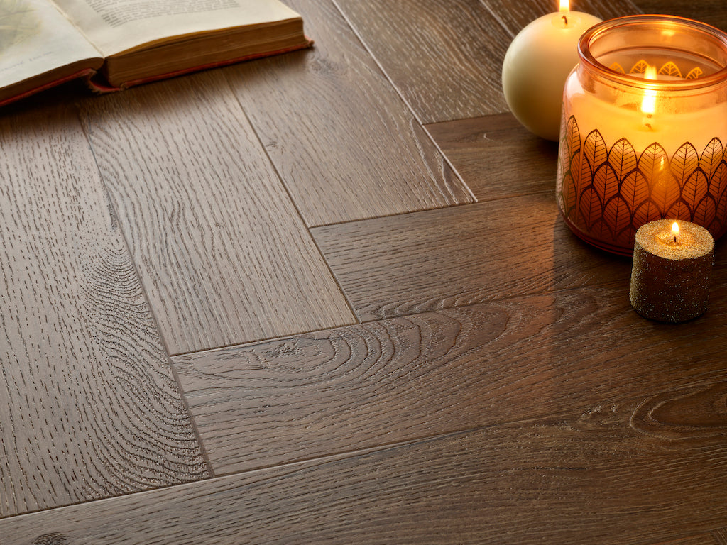 Elements Inspirations LVT Herringbone - Espresso EIH02 - 95mm x 380mm
