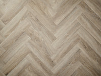 Elements Inspirations LVT Herringbone - Limed Oak EIH03 - 95mm x 380mm