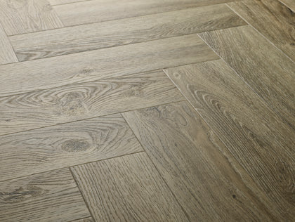 Elements Inspirations LVT Herringbone - Dove Oak EIH04 - 95mm x 380mm
