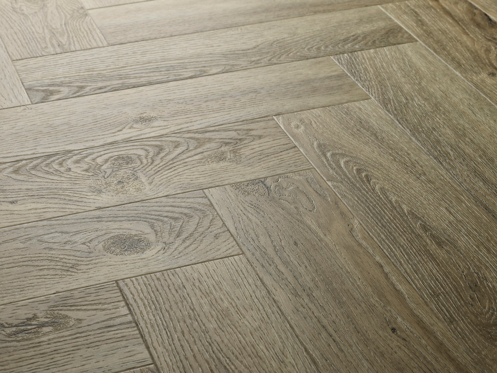 Elements Inspirations LVT Herringbone - Dove Oak EIH04 - 95mm x 380mm