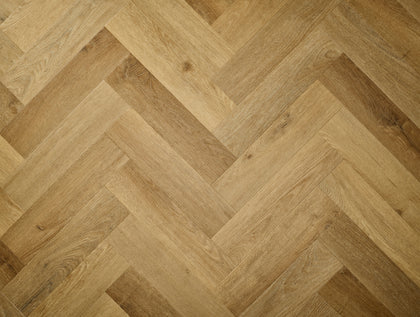 Elements Inspirations LVT Herringbone - Natural Oak EIH05 - 95mm x 380mm