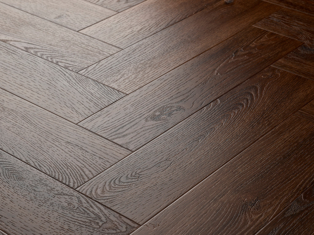 Elements Inspirations LVT Herringbone - Mahogany EIH06 - 95mm x 380mm