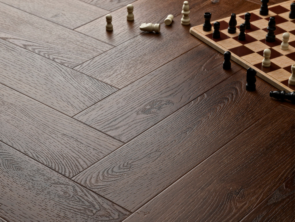 Elements Inspirations LVT Herringbone - Mahogany EIH06 - 95mm x 380mm