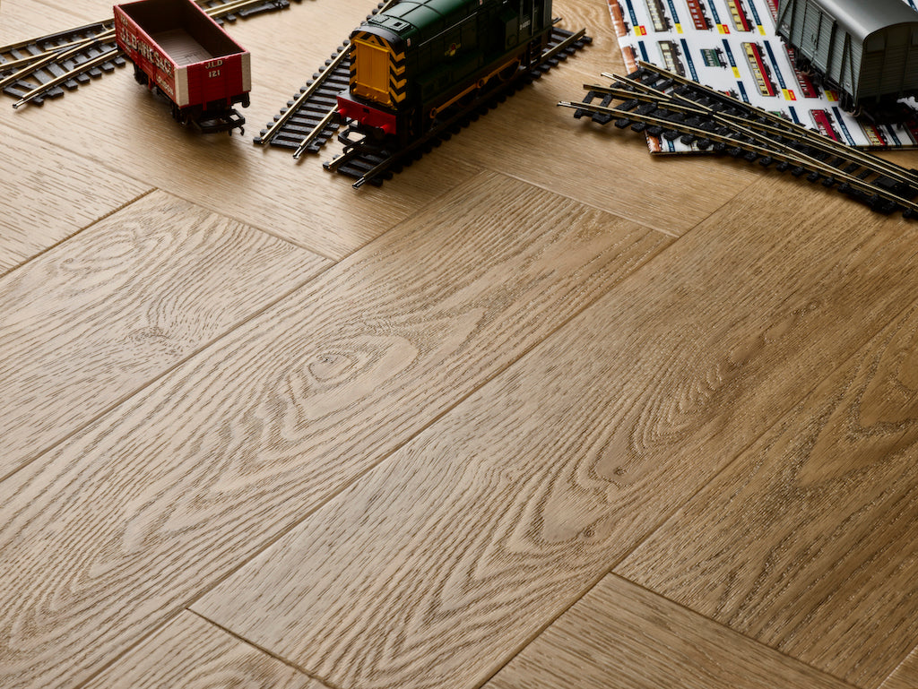 Elements Inspirations LVT Herringbone - Holm Oak EIH10 - 95mm x 380mm