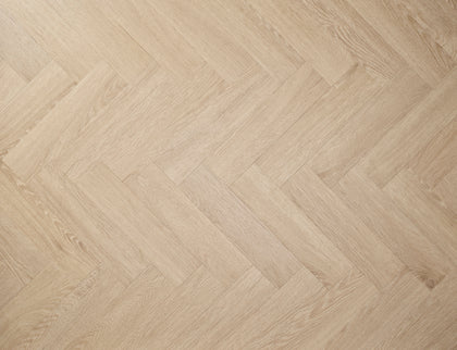 Textures LVT - Blonde Oak Herringbone - 95mm × 380mm