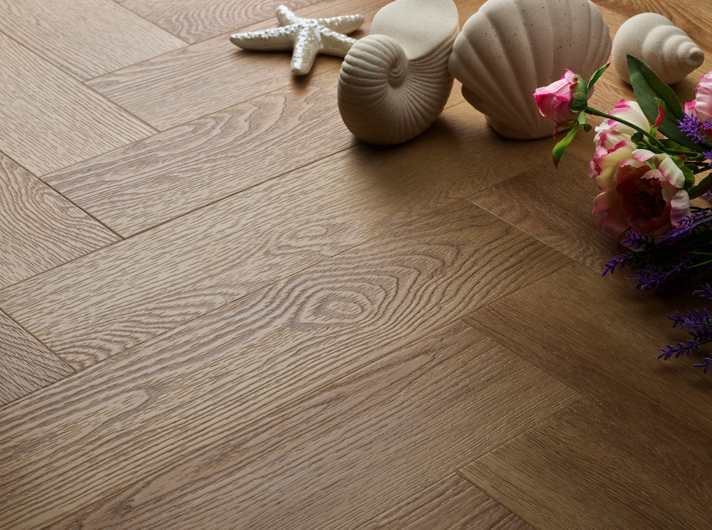 Textures LVT - Summer Oak Herringbone - 95mm × 380mm