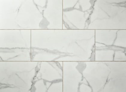 Textures Stone LVT - Carrera White - 304.8mm × 609.6mm
