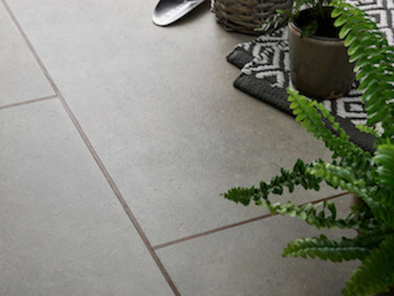 Textures Stone LVT - Grey Stone - 304.8mm × 609.6mm