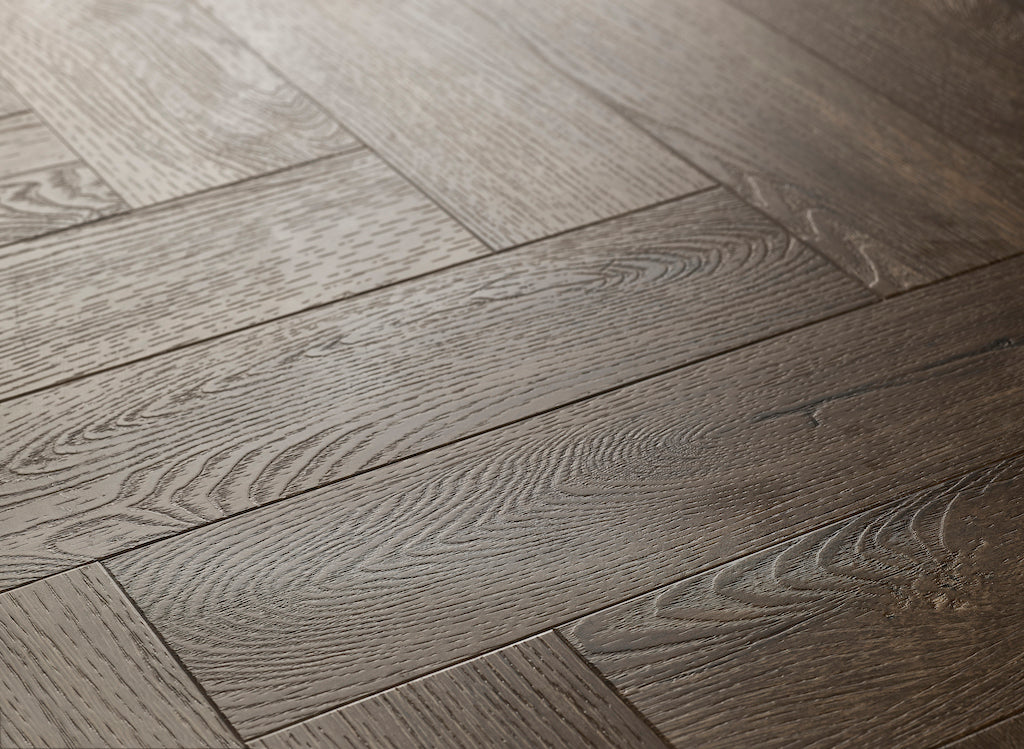 Textures LVT - Tudor Oak Herringbone - 95mm × 380mm